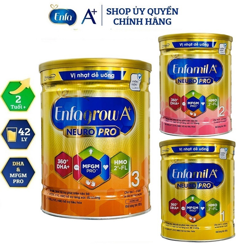 Sữa Enfagrow/Enfamil a+ Số 1/2/3/4 830g [[HSD 11/2027]