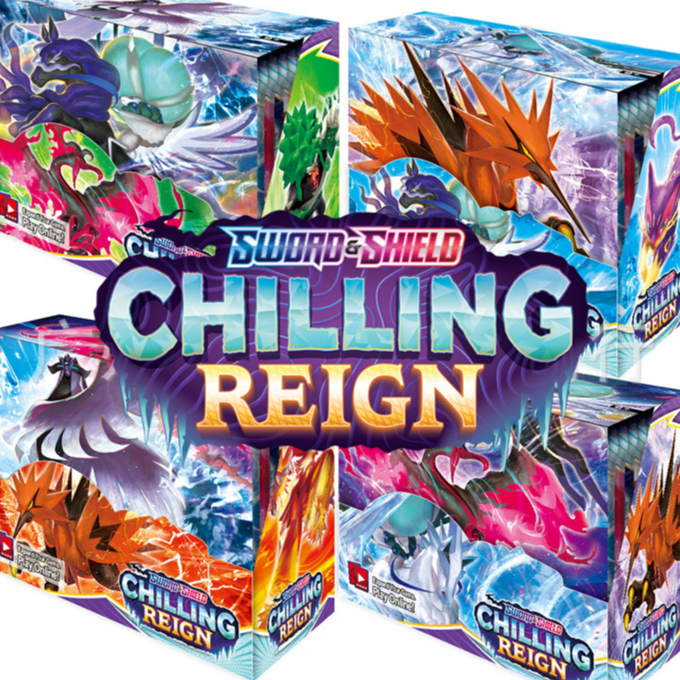 🌟GIÁ SỐC🌟 Hộp Bài Pokemon 36 Gói 360 Thẻ Chilling Reign Fusion Strike Shining Fates Scarlet & Violet