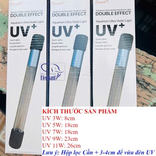 Đèn UV xử lý tảo có và không có hẹn giờ cho hồ cá
