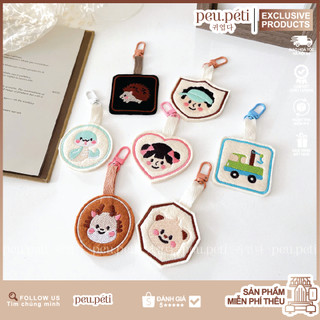Name tag mini THÊU TÊN BÉ THEO YÊU CẦU (nhiều hình lựa chọn) - By Peu.peti