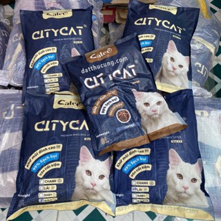   Tải 7 bao  Cát Vệ Sinh Cho Mèo CityCat 8L  4kg  Khử Mùi Vón Tốt - Nhiều Mùi 