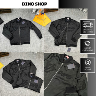  Áo Khoác Nam Eo Vì Thêu Logo Đơn giản - Áo Bomber Gió Nam Lờ Vê Thêu Logo Siêu Đẹp 