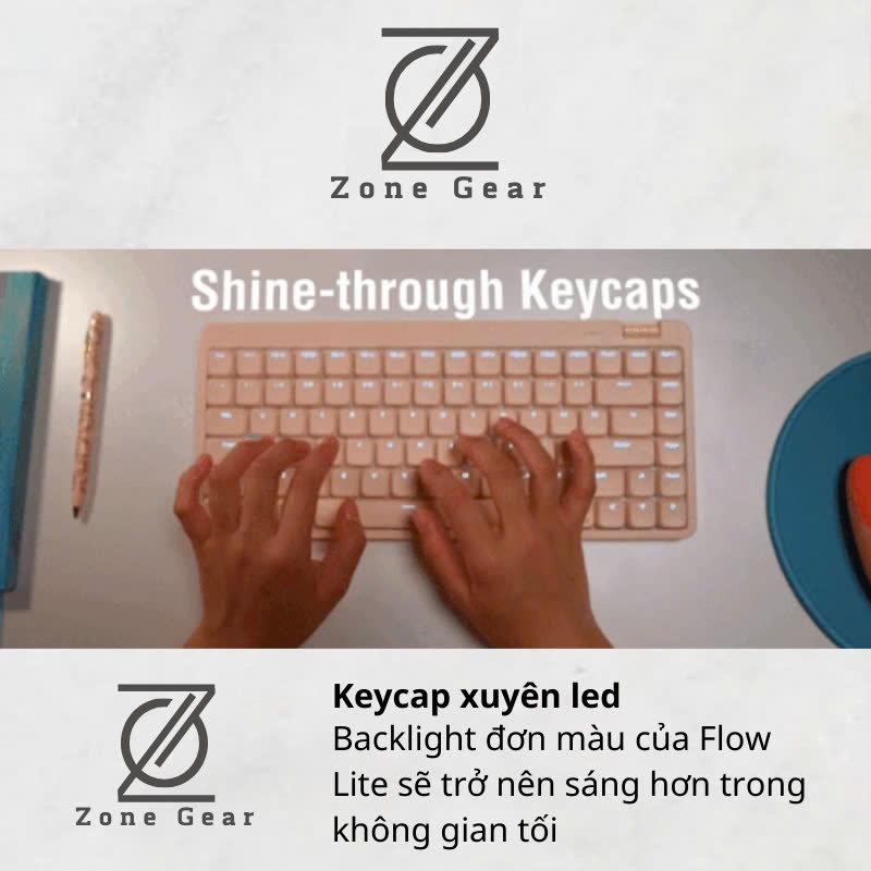 Bàn phím cơ Lofree Flow Lite 3 Mode, Bàn phím cơ Low Profile bán chạy nhất | BigBuy360 - bigbuy360.vn