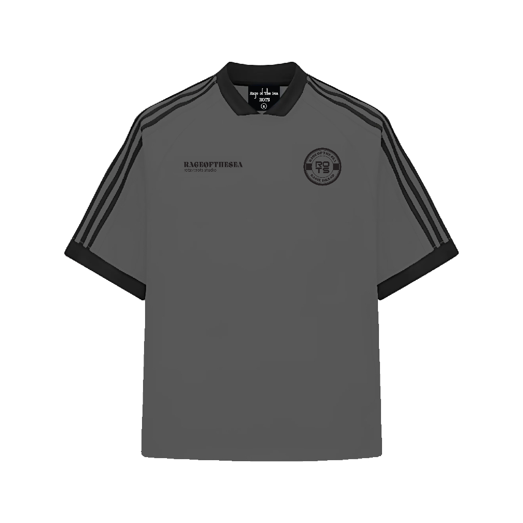 ÁO THUN/T-SHIRT CỔ V FORM UNISEX NAM NỮ LOCALBRAND RAGE OF THE SEA (ROTS STUDIO) -"JERSEY TEE COTTON PHA" | BigBuy360 - bigbuy360.vn