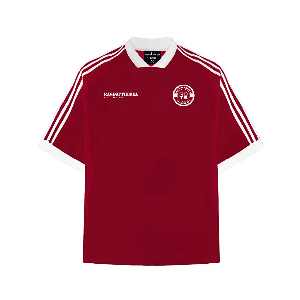 ÁO THUN/T-SHIRT CỔ V FORM UNISEX NAM NỮ LOCALBRAND RAGE OF THE SEA (ROTS STUDIO) -"JERSEY TEE COTTON PHA" | BigBuy360 - bigbuy360.vn