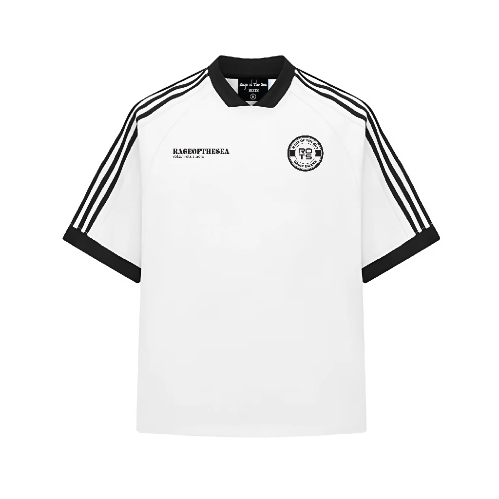 ÁO THUN/T-SHIRT CỔ V FORM UNISEX NAM NỮ LOCALBRAND RAGE OF THE SEA (ROTS STUDIO) -"JERSEY TEE COTTON PHA" | BigBuy360 - bigbuy360.vn