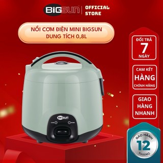  Nồi Cơm Điện Bigsun mini 0.8L - Thích hợp cho gia đình 2-4 thành viên 