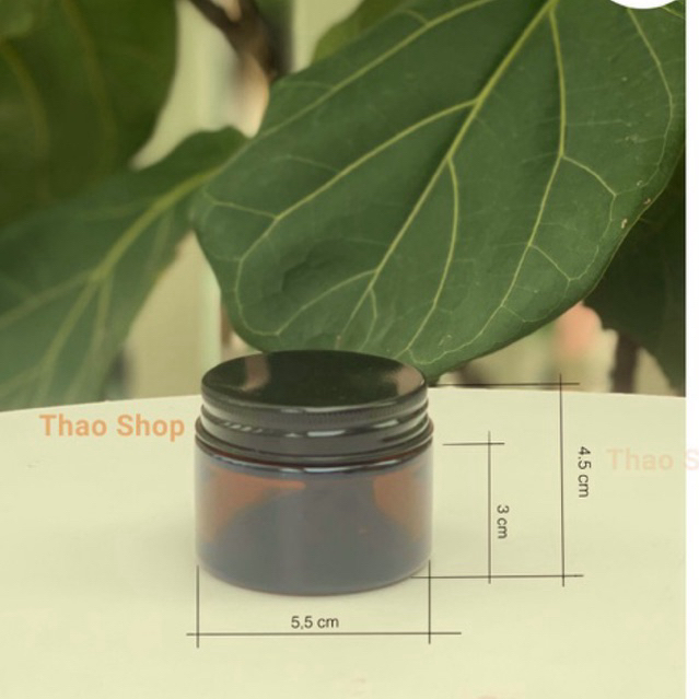 {BÁN SỈ} CỐC HŨ THỦY TINH ĐỰNG NẾN THƠM 50ML