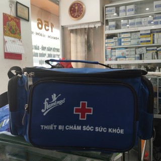 Túi Cứu Thương Y Tế Flamingo Màu Xanh
