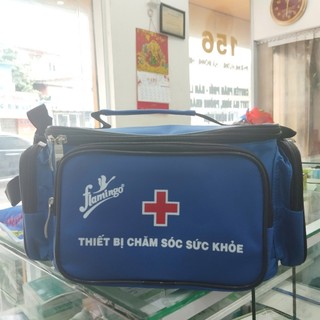 Túi Cứu Thương Y Tế Flamingo Màu Xanh