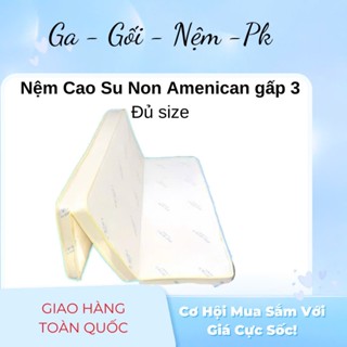 Nệm Cao Su Non gấp 3 Cao 10cm và 15cm tiện lợi dễ dàng vận chuyển