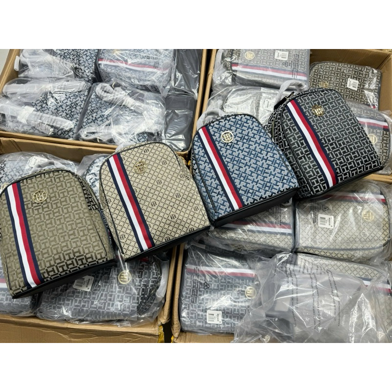 Balo hoạ tiết xuất xịn unisex đeo vai tomm.y 4 màu