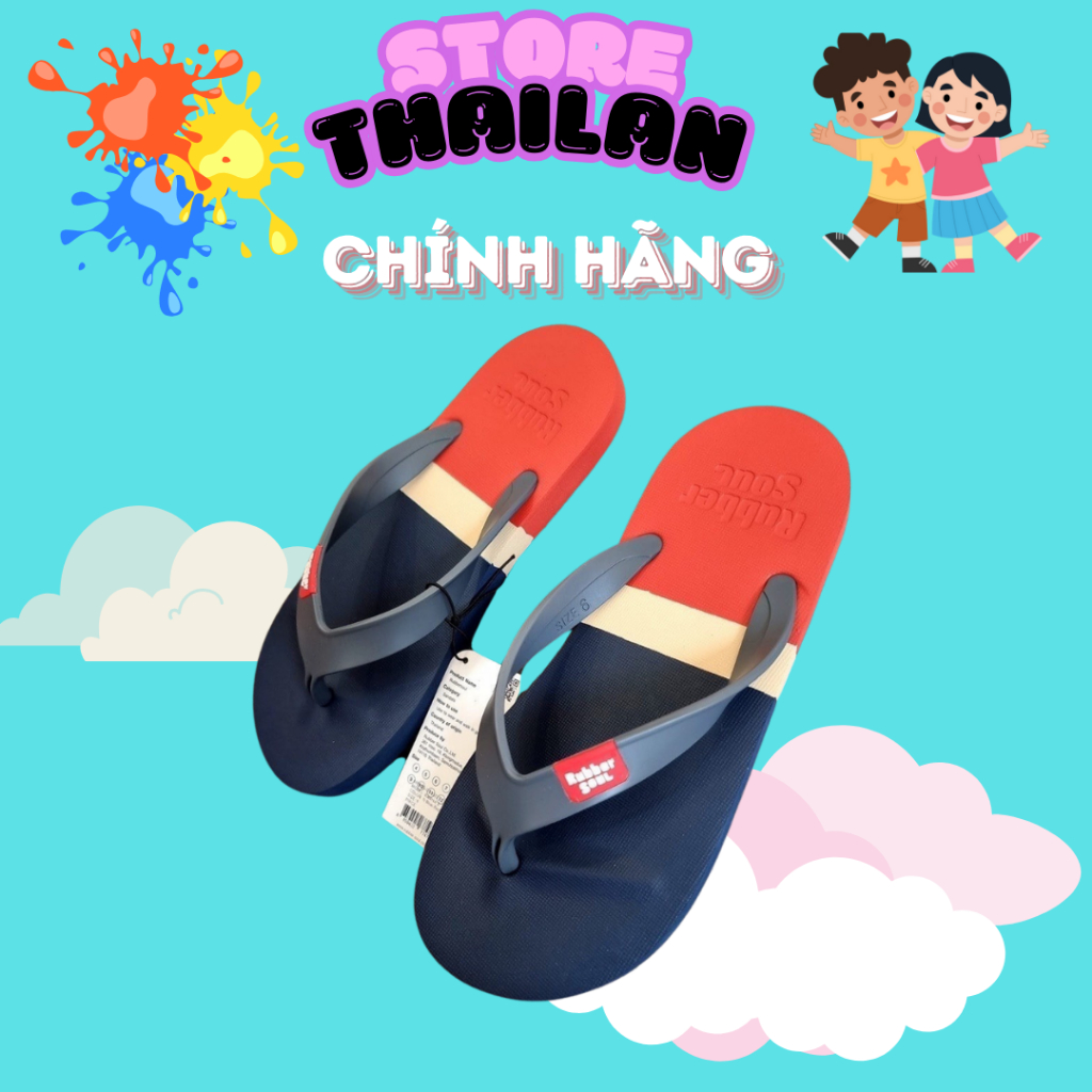 Dép Xỏ Ngón Nam Thái Lan Chính Hãng RUBBER SOUL Hot 2025