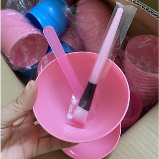 Bộ chén bát trộn đắp mặt nạ 4in1 que, thìa, cọ