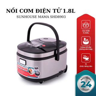 [chính hãng] NỒI CƠM ĐIỆN TỬ 1.8L SUNHOUSE MAMA SHD8903 - bảo hành 24 tháng