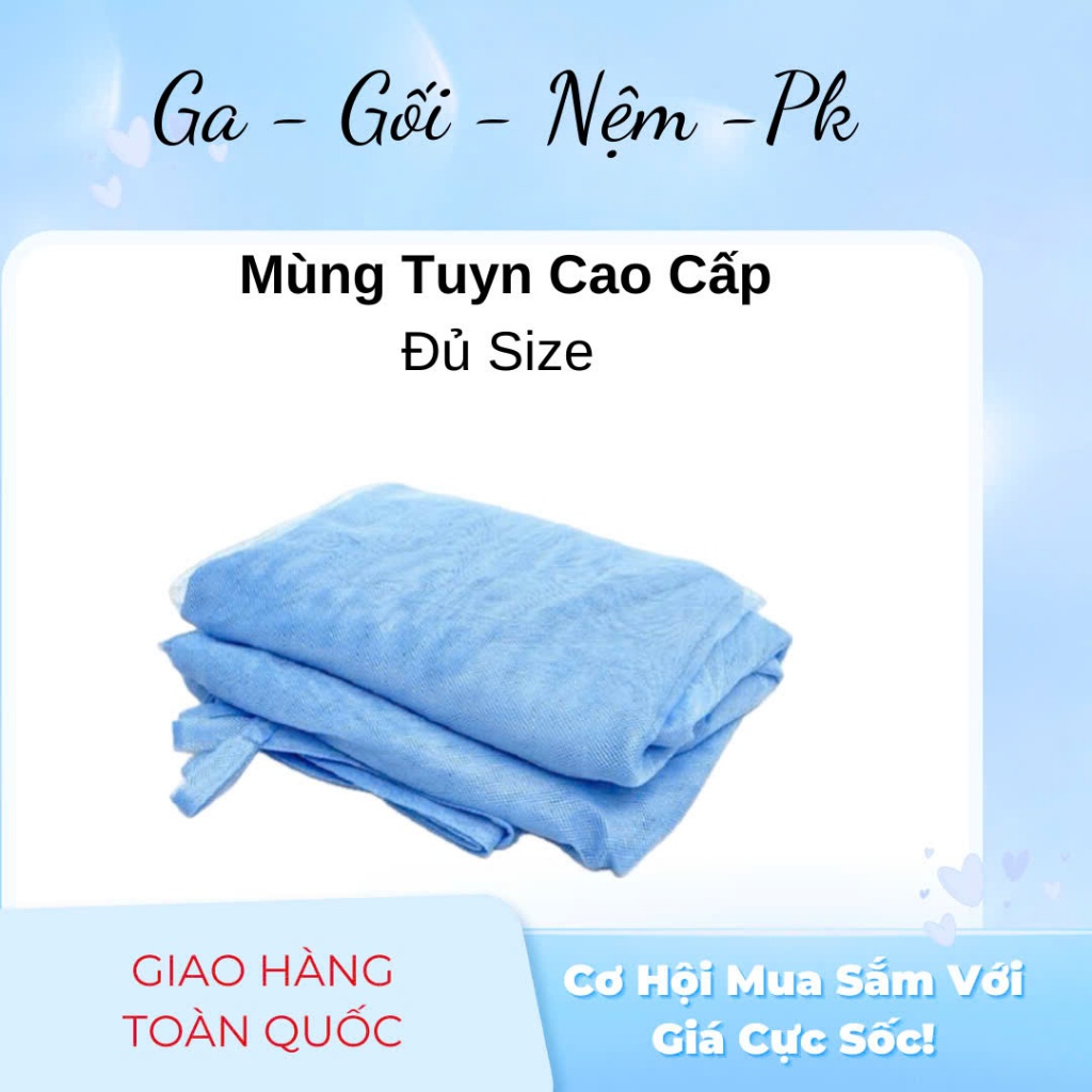 Mùng Phước Long cao cấp đủ size