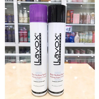 Keo Xịt Tóc Giữ Nếp Cứng Và Mềm Lavox Chính Hãng Công Ty 420ml Tạo Kiểu Tóc Thuận Tiện Salon Tóc Thợ Makeup