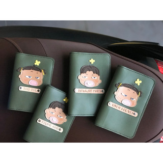 (chat chốt tên-chọn màu) Vỏ hộ chiếu Quỳnh aka, passport cover, bọc hộ chiếu, bao da hôn chiếu