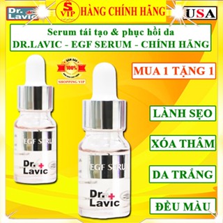  Tinh chất dưỡng trắng da Dr.lavic chính hãng EGF serum tái tạo phục hồi da lành sẹo lõm rỗ giảm thâm mụn step 3 drlavic 