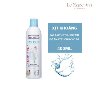 Xịt khoáng Evoluderm Eau Pure 400ml