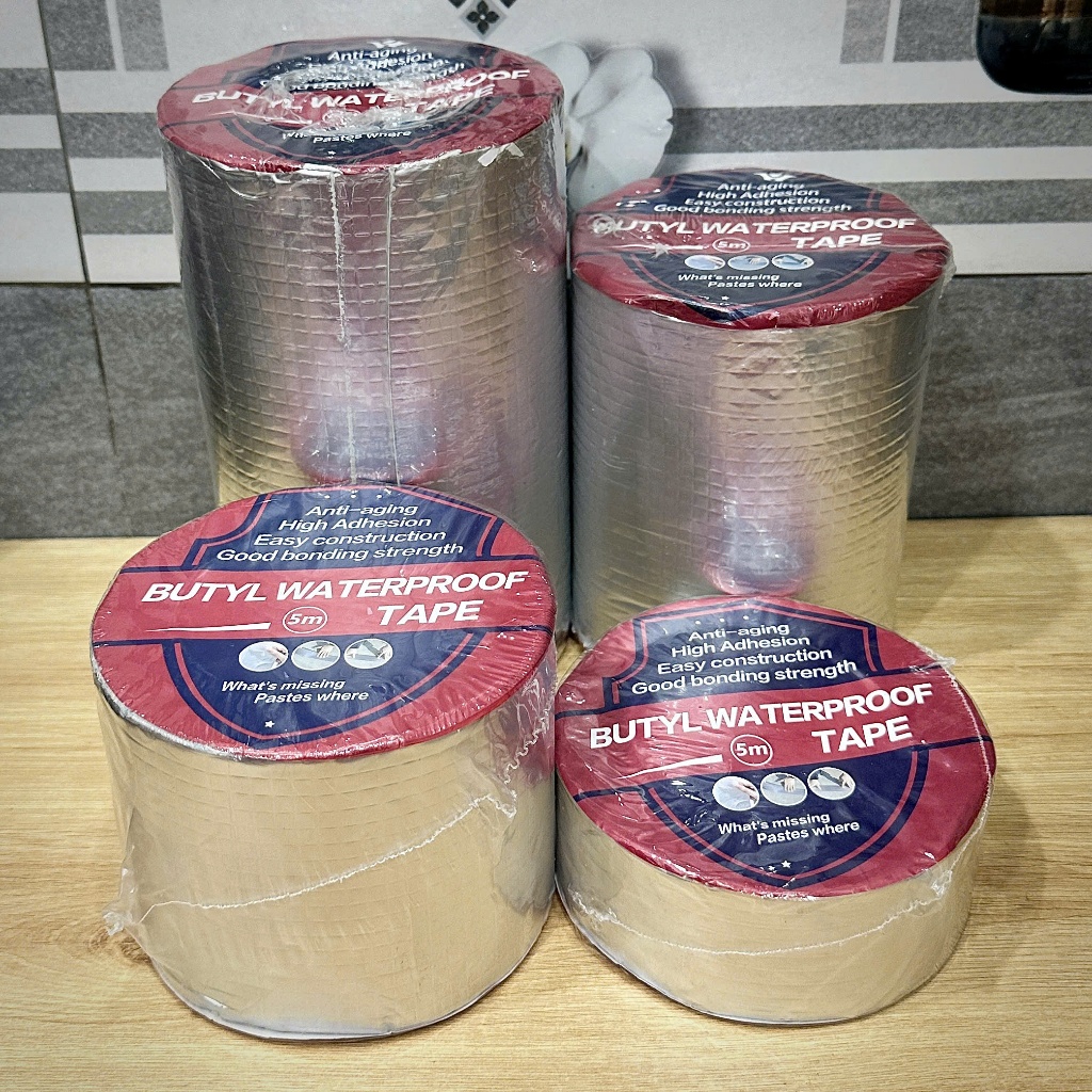 [1 cuộn]Băng keo chống dột siêu dính Butyl Waterproof Tape, chống thấm chịu nhiệt