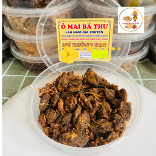 Ô mai MƠ GỪNG KHÔNG HẠT, 100% chính hiệu bà Thu (hộp 160 gam), quà vặt siêu ngon, đặc sản gia truyền Hà Nội, 160 GAM