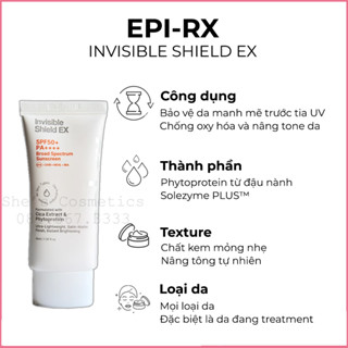 [Công ty] Kem Chống Nắng Epi-Rx Invisible Shield EX