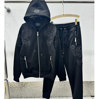 [Xả Hàng] Bộ Quần Áo Nỉ Nam PHILIPP HỔ Zip In Chữ Siêu Nét Siêu Đẹp Chuẩn Chất Boy Phố CHẤT