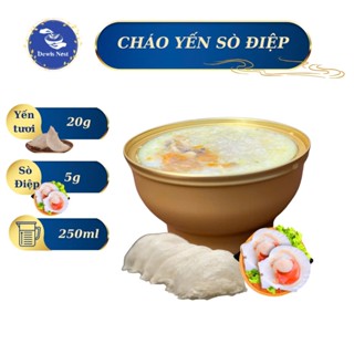 Cháo Yến Dinh Dưỡng Vị Sò Điệp Sấy Thăng Hoa Dewis Nest, 100% Nguyên chất , bổ dưỡng, tiện lợi