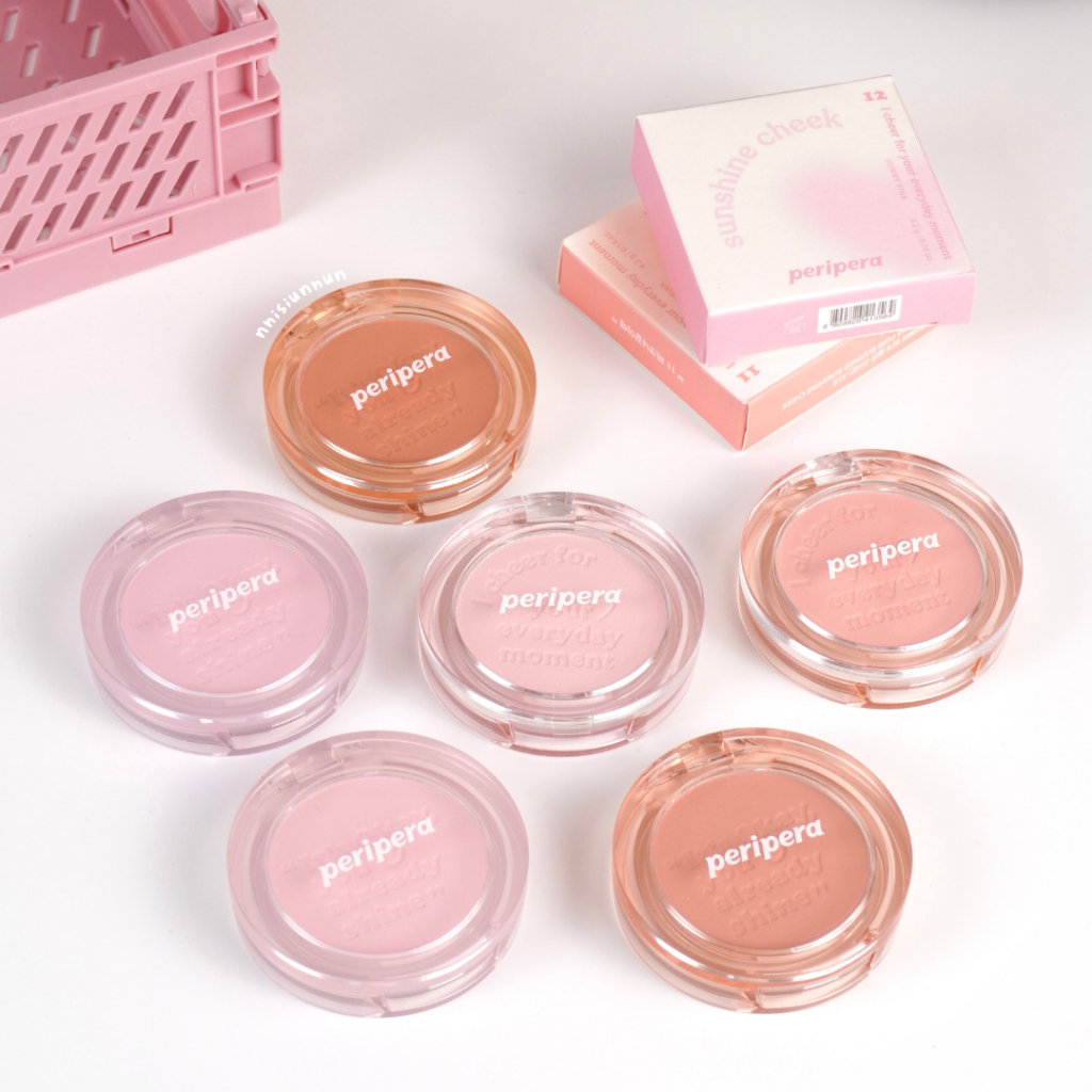 Phấn Má Hồng PERIPERA PURE BLUSHED SUNSHINE CHEEK