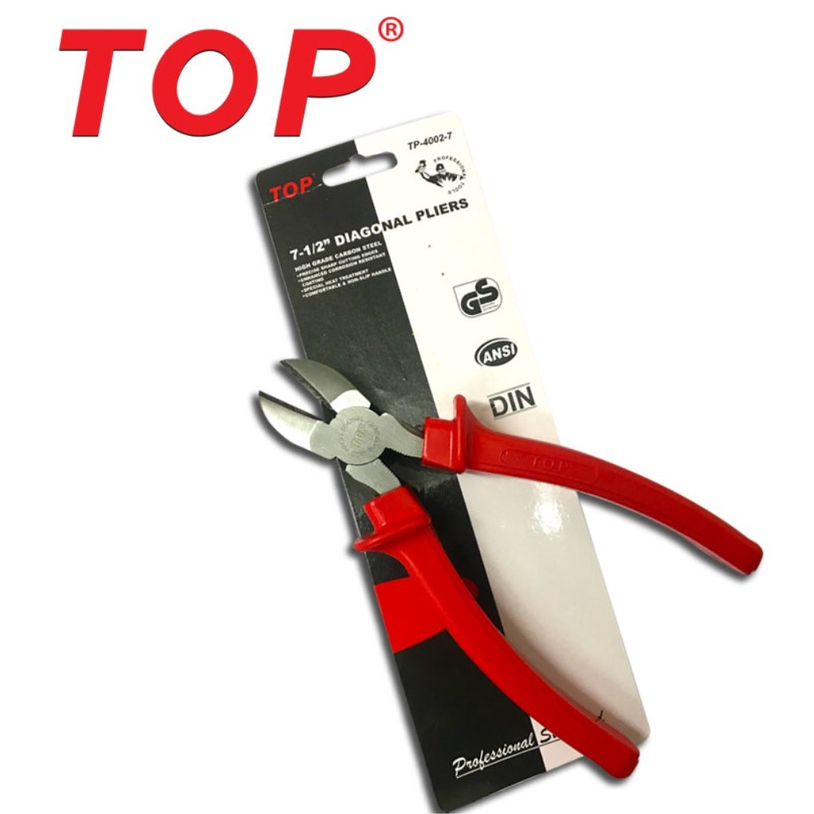 Kìm Cắt 6" (160mm) 7" (180mm) cán ĐỎ Top