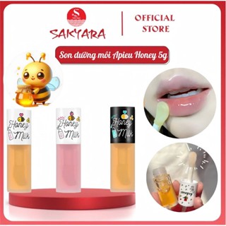   DATE 2027  Son Dưỡng Môi APIEU Honey & Milk Lip Scub - Lip Balm - Lip Oil 5g 