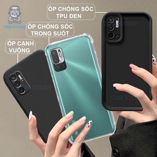  Ốp lưng Xiaomi Redmi Note 10 5G chống sốc đen,kem,TPU viền vuông,chống sốc trong suốt silicon 