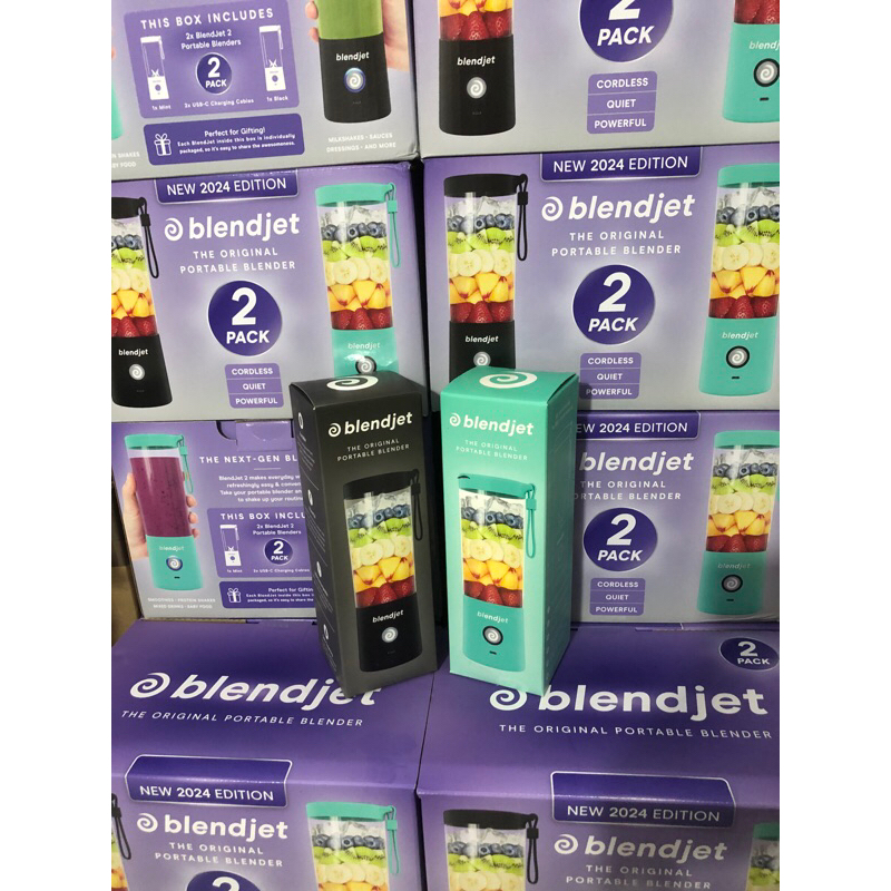 (MẪU 2024) SET MÁY XAY SINH TỐ CẦM TAY BLENDJET2 PORTABLE BLENDER - 475ML/1 MÁY