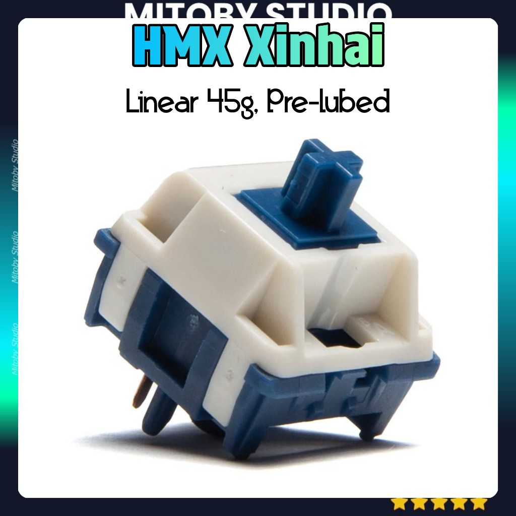 HMX Xinhai Linear switch công tắc bàn phím cơ HMX Macaron switch Mitoby Studio