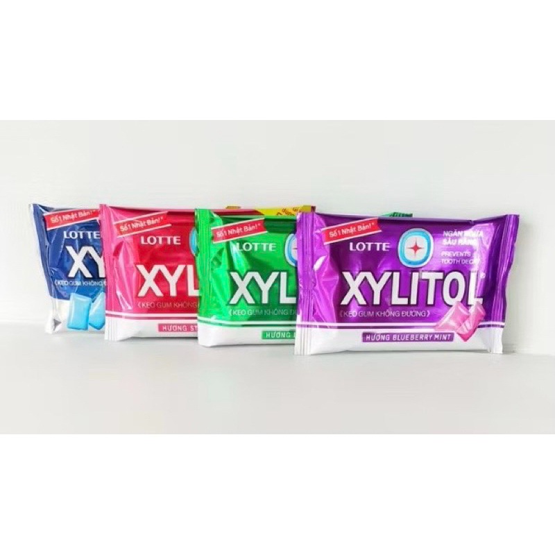 Kẹo Cao Su Lotte Xylitol Các Vị Loại Gói