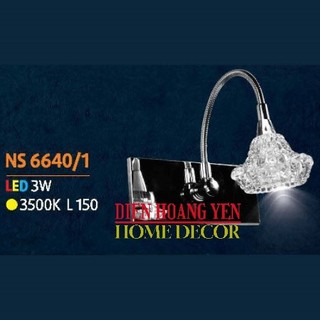 ĐÈN SOI TRANH LED cần bẻ được led sáng vàng 150mm
