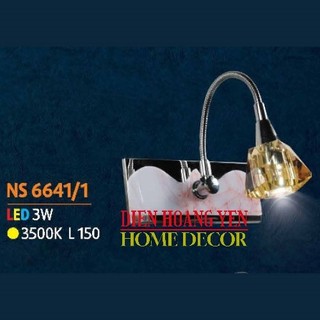ĐÈN SOI TRANH LED cần bẻ được led sáng vàng 150mm