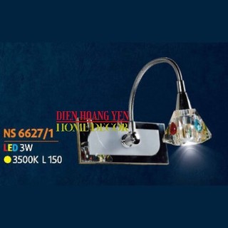 ĐÈN SOI TRANH LED cần bẻ được led sáng vàng 150mm