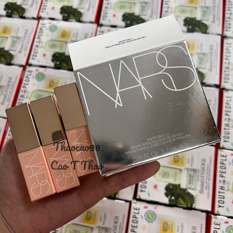 Set má hồng kem Nars mini