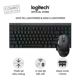Combo chuột, bàn phím gaming không dây G515 TKL LIGHTPSED, G502 X LIGHTSPEED
