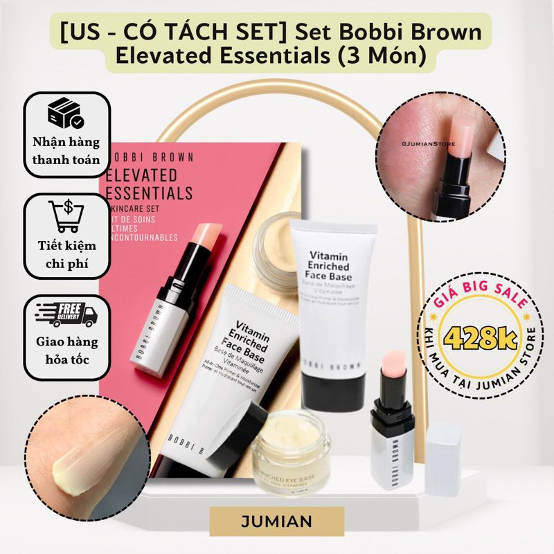 [US - CÓ TÁCH SET] Set Bobbi Brown Elevated Essentials (3 Món)
