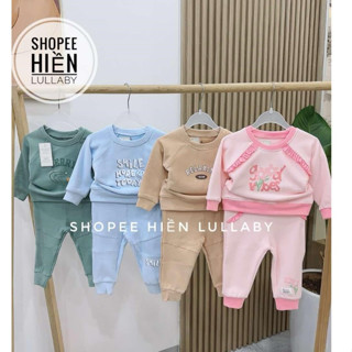 [Moon/Chính Hãng] Bộ nỉ nhung Moon cho bé trai bé gái