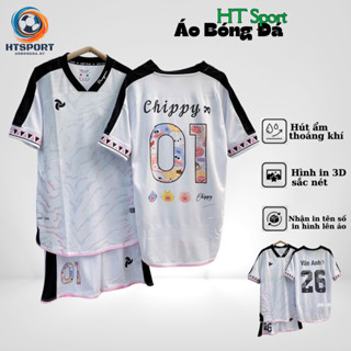 Quần Áo Bóng Đá -Áo Bóng Đá Trẻ Em JustPlay Dragon Trắng Hồng-Chất Thun Lạnh -In Tên Số Theo Yêu Cầu