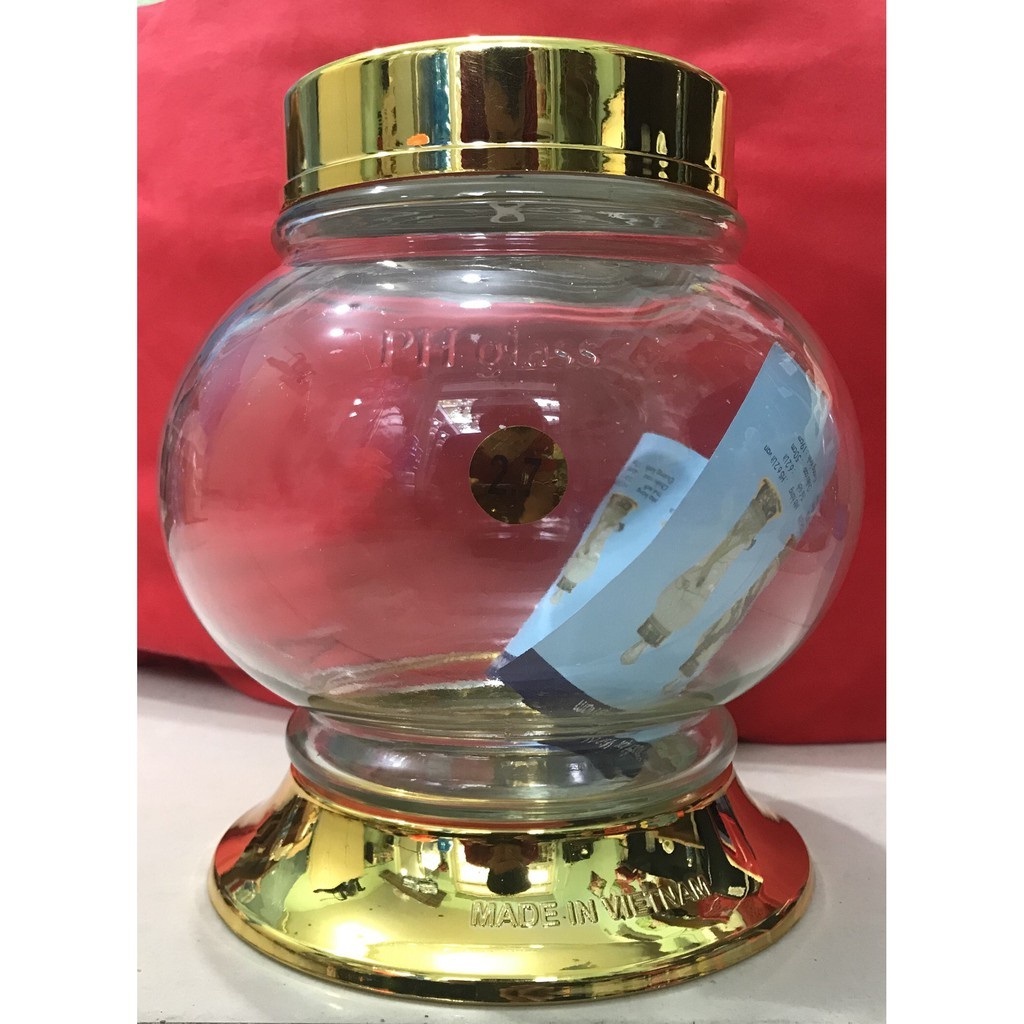 Bình ngâm sâm thủy tinh 2.7 lít 0.9 lít