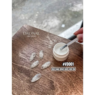 Gel gạo làm vân đá nail