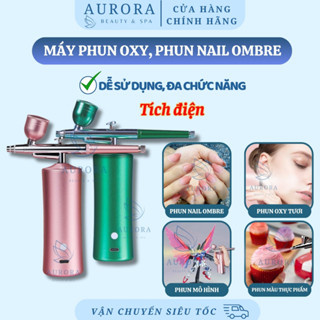 [Tích điện] Máy phun sơn Nail Ombre, phun oxy, phun màu thực phẩm | Máy phun sơn mini cầm tay