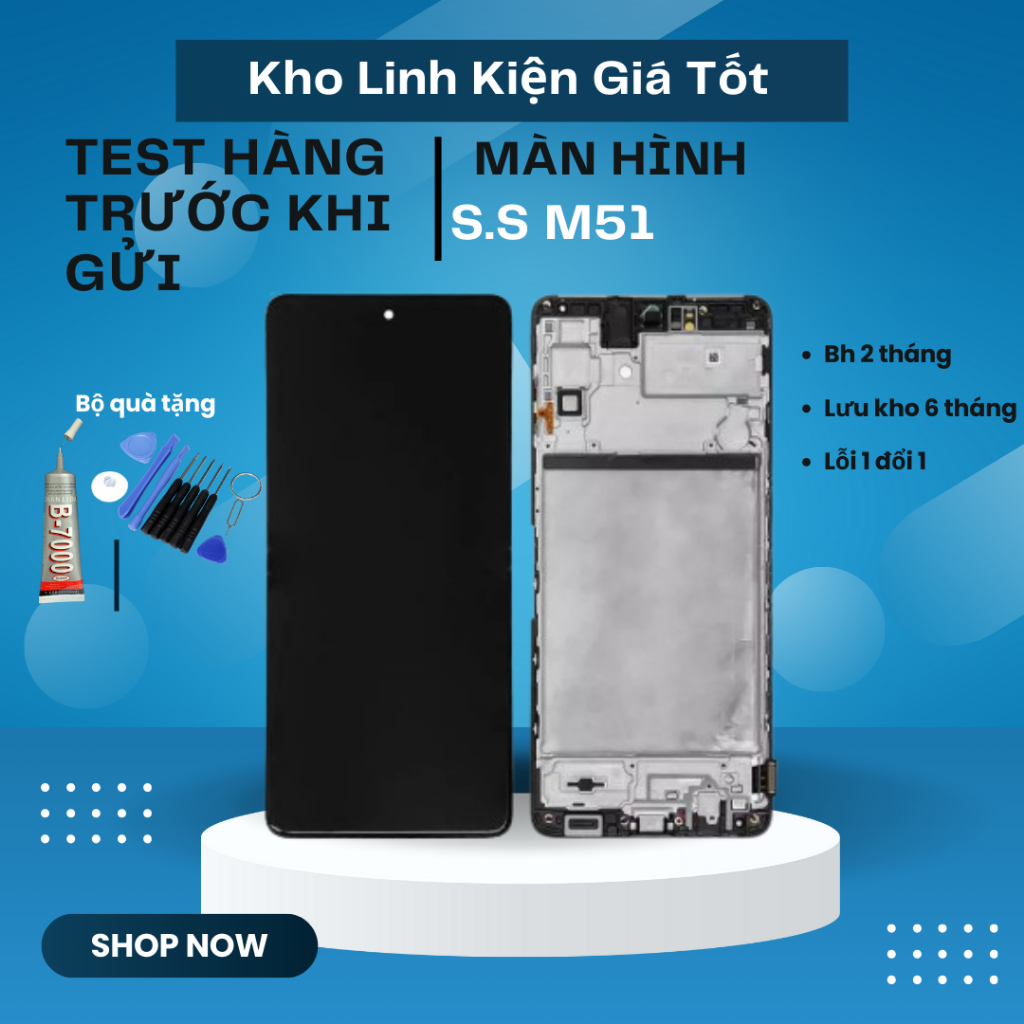 Màn Hình TƯƠNG THÍCH SS M51 / M515 Liền Khung ( KÈM KEO )