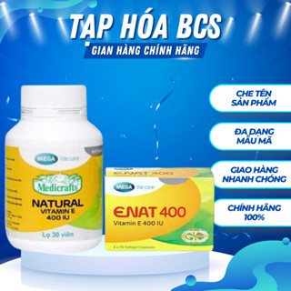 Viên uống Vitamin E ENAT 400IU: Giải Pháp Chống Lão Hóa, Ngăn Rạn Da, Nám Da và Hỗ Trợ Mang Thai Hiệu Quả