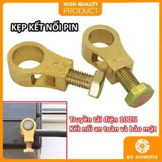 (1 đôi) Kẹp đầu cực pin. Kẹp kết nối pin, kẹp ắc quy bọc đồng nguyên chất, truyền tải điện an toàn và bảo mật tốt